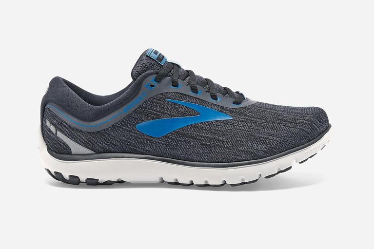 Brooks PureFlow 7 Men's Road Running Shoes - Grey (02761-MFOP)
